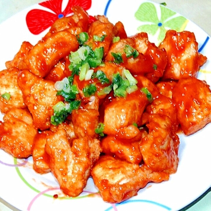 鶏胸肉で★エビチリならぬトリチリ!でも辛くない?